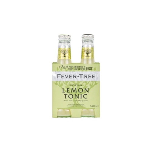 Fever Tree Sicilian Lemon Tonic 4x200ml